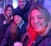 Cesar Tralli, Ticiane Pinheiro, Rafaella Justus e Sophia Band, amiga da adolescente, visitaram bar de gelo