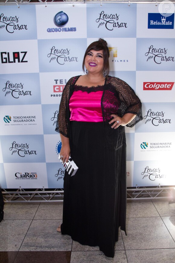 Fabiana Karla também marcou presença no evento