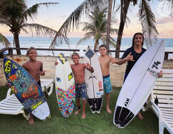 Filho de Ivete Sangalo, Marcelo viralizou recentemente ao anunciar a venda de uma prancha de surf para comprar um videogame