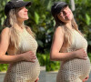 2ª gravidez de Letícia Navas: atriz postou fotos no final de junho e em 10 de julho de 2022 com o mesmo vestido