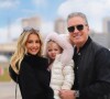 Ana Paula Siebert e Roberto Justus estão passando as férias na Flórida, nos Estados Unidos, com a filha