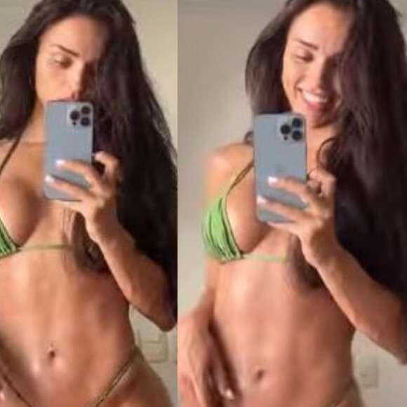 Rafa Kalimann quebrou a web ao surgir de microbiquíni em um vídeo