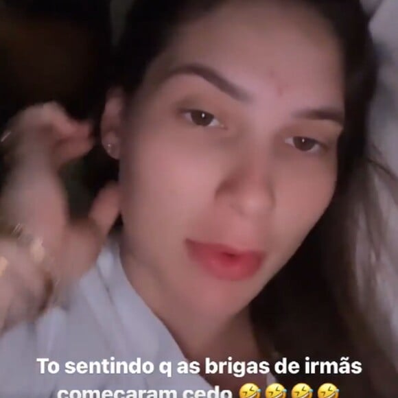 Virgínia Fonseca contou que a filha mais velha, Maria Alice, só quer dormir com ela