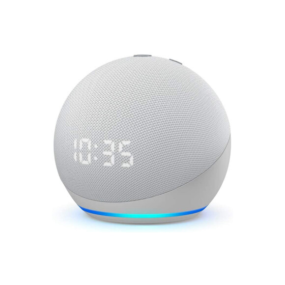 Echo Dot (4ª geração) smart speaker com relógio e Alexa, da Amazon, será o presente perfeito para os pais do signo de Capricórnio