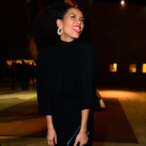 Taís Araujo no show de Caetano Veloso na Cidade das Artes, no Rio de Janeiro