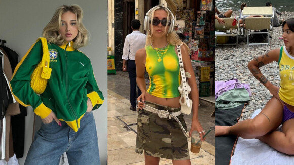 Brazilcore: cores e a bandeira do Brasil reaparecem em looks e acendem polêmica na moda. Entenda!