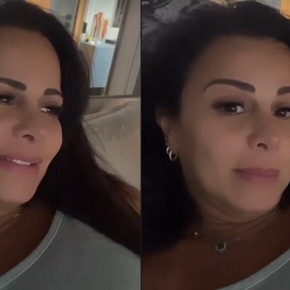 Grávida de 9 meses, Viviane Araújo reclama de inchaço nos pés