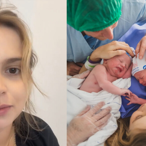 Após dar à luz gêmeos, Isabella Scherer revela dificuldade na rotina com os bebês
 