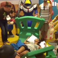 Juliana Paes brinca durante festa de 4 anos do filho Pedro: 'Desmaiada'