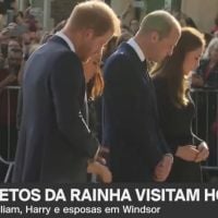 William, Harry, Kate Middleton e Meghan Markle fazem 1ª aparição pública após morte da Rainha Elizabeth II