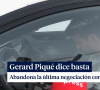 A reunião estava marcada para às 18h, mas Gerard Piqué chegou ao local 10 minutos antes
