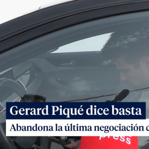 A reunião estava marcada para às 18h, mas Gerard Piqué chegou ao local 10 minutos antes