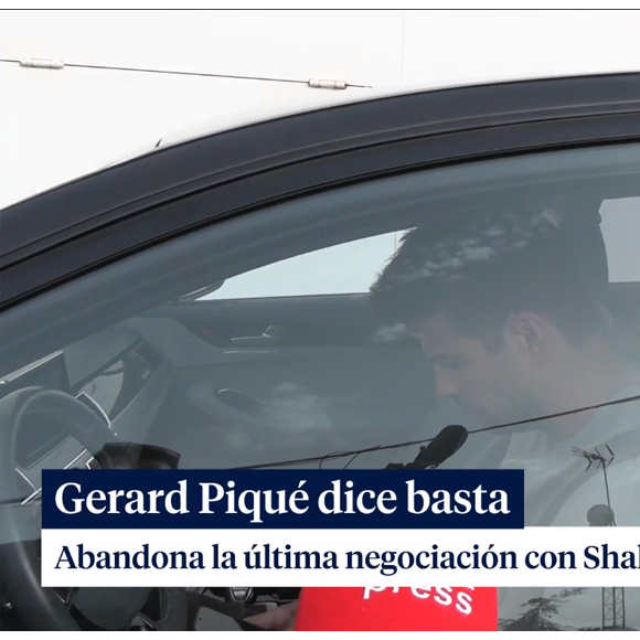 A reunião estava marcada para às 18h, mas Gerard Piqué chegou ao local 10 minutos antes