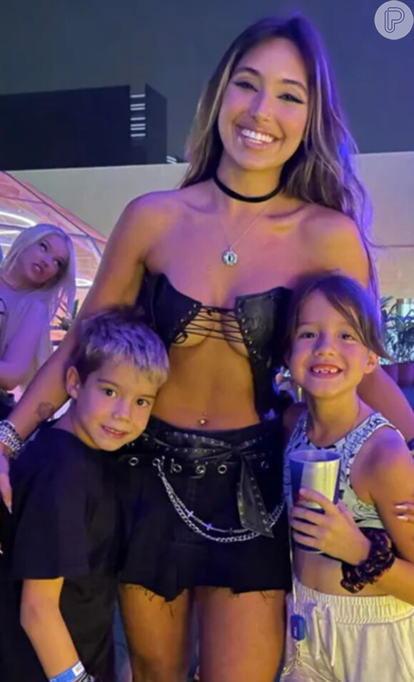Luana Piovani questionou uma foto de Vanessa Lopes ao lado dos filhos