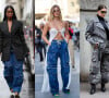 10 looks do streetstyle da Semana de Moda de Milão confirmam: calça cargo é o jeans do momento