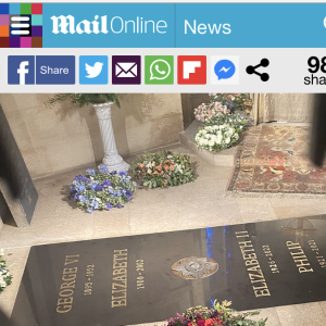 Rainha Elizabeth II foi sepultada ao lado do Príncipe Philip