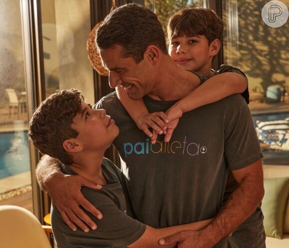 Marcus Buaiz é pai de José Marcus, de 10 anos, e João Francisco, 8. Os meninos são fruto do relacionamento do empresário com Wanessa
 