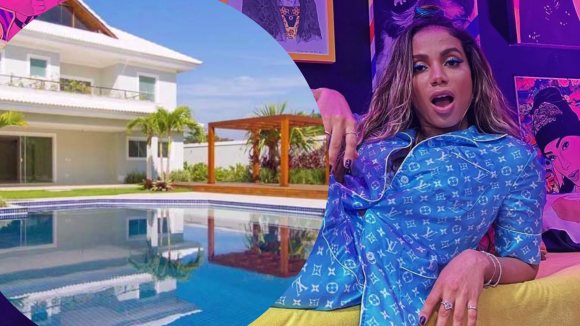 Anitta coloca mansão à venda por R$ 12 milhões e essas fotos vão te fazer querer dar uma passadinha por lá!