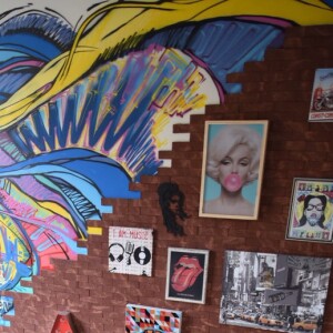 Sala de Anitta conta com uma parede de sete metros