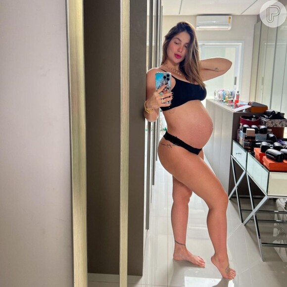 Virgínia Fonseca encantou os seguidores com o barrigão de gravidez