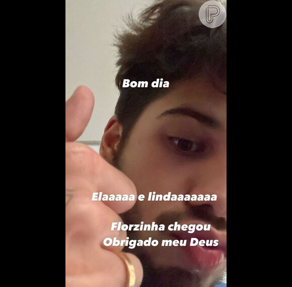 Nascimento de Maria Flor foi anunciado por Zé Felipe nas redes sociais