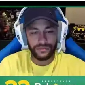 Neymar participou de uma live com Bolsonaro no fim de semana