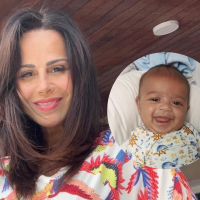 Essas fotos do filho de Viviane Araujo com o maior sorrisão provam que ele já puxou o carisma da mamãe!
