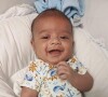 Joaquim, filho de Viviane Araujo, encantou os internautas em fotos sorrindo