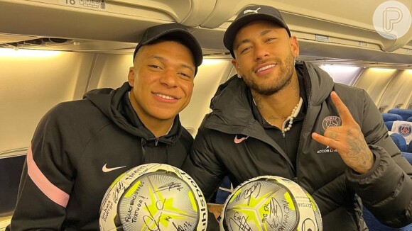 Neymar e Mbappé estavam mantendo a relação apenas profissionalmente
