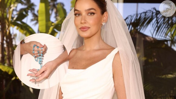 Vestido de noiva clean e minimalista: o look de Marcella Tranchesi prova que menos é mais em casamento
