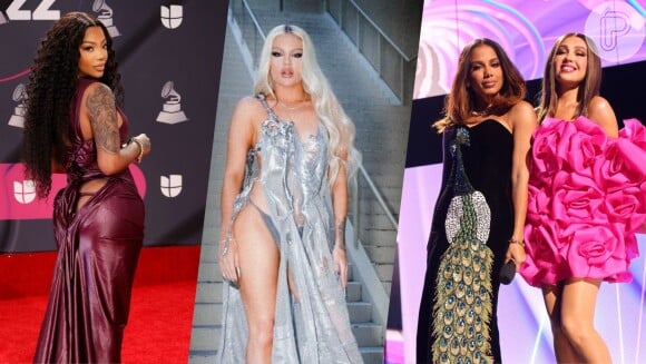 Recortes ousados, transparência e mais tendências de moda: o que as famosas usaram no Grammy Latino?