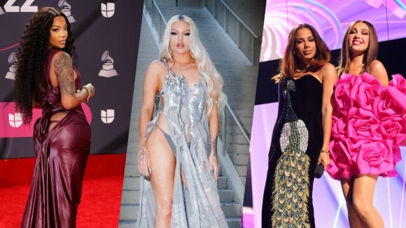 Recortes ousados, transparência e mais tendências de moda: o que as famosas usaram no Grammy Latino?