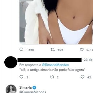 Comentário de Simaria noa Twitter pega fãs de surpresa