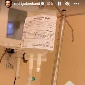 Rodrigo Lombardi tomou um analgésico intravenoso para melhorar as dores na coluna