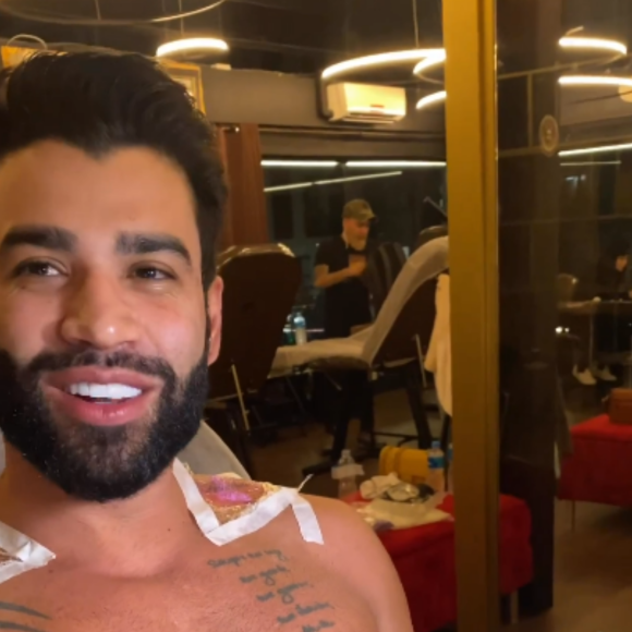 No total, Gusttavo Lima fez cinco novas tatuagens