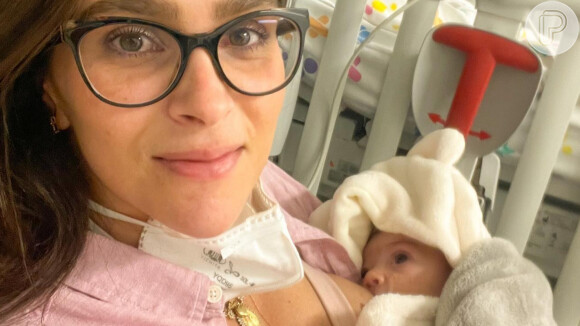 Filha bebê de Juliano Cazarré apresentou piora no estado de saúde, relatou a mulher do ator e mãe da criança, Letícia Cazarré: 'Quem puder, reze pela Maria Guilhermina'
