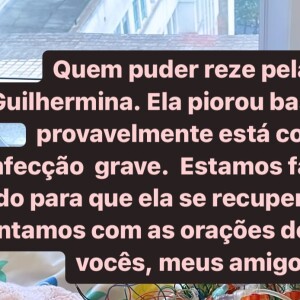 Filha bebê de Juliano Cazarré ganhou pedido de orações da mãe após piora no quadro de saúde