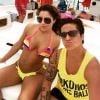 Thammy Miranda e a namorada, Andressa Ferreira, estão curtindo férias em Maragogi (AL)