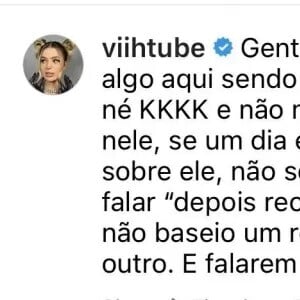 Viih Tube explicou que Eliezer não a traiu na Farofa da Gkay