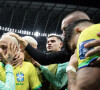 Neymar fez o gol do Brasil no empate com a Croácia no tempo normal nas quartas de final da Copa do Mundo