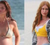 Fotos de Cíntia Dicker de biquíni na praia confudiram web e modelo foi comparada à Marina Ruy Barbosa
