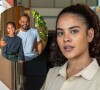 Jenifer (Bella Campos) e Duda (Manu Estevão) são filhas de Sol (Sheron Menezzes) e Carlão (Che Moais) na novela 'Vai na Fé'
