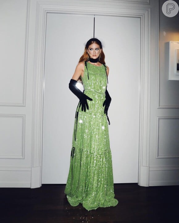 O look verde de Marina Ruy Barbosa foi usado para baile após casamento de Lala Rudge em 2022