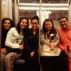 Nanda Costa andou de metrô em Nova York, durante uma viagem à cidade