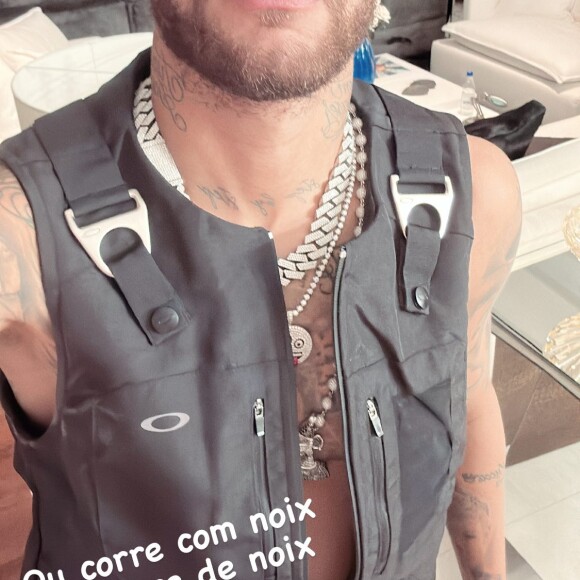 Neymar também compareceu à festa de Gabriel Medina