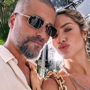 Giovanna Ewbank e Bruno Gagliasso em recente viagem a Miami