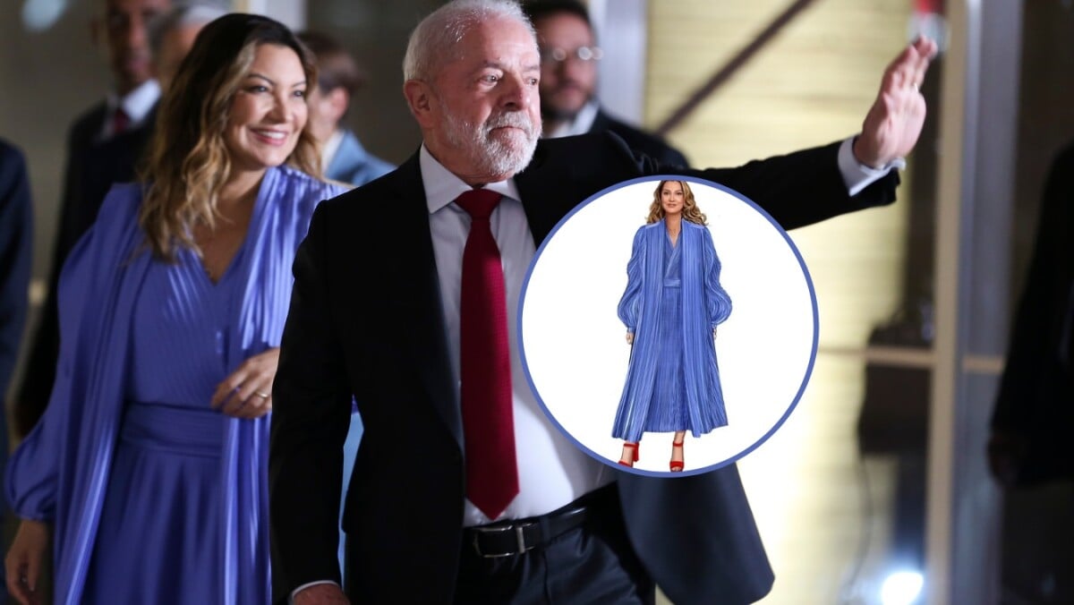 Janja troca de look e surge com vestido longo e fluido para coquetel após  posse de Lula. Fotos! - Purepeople
