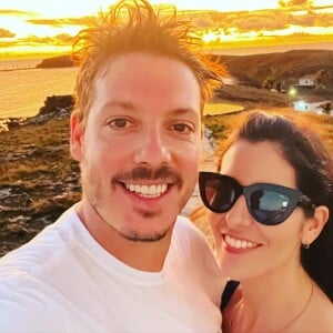 Fábio Porchat desejou que Nataly Mega tenha 'filhos lindos'