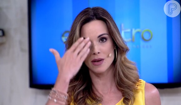 Ana Furtado leva três pontos no nariz por causa de acidente doméstico