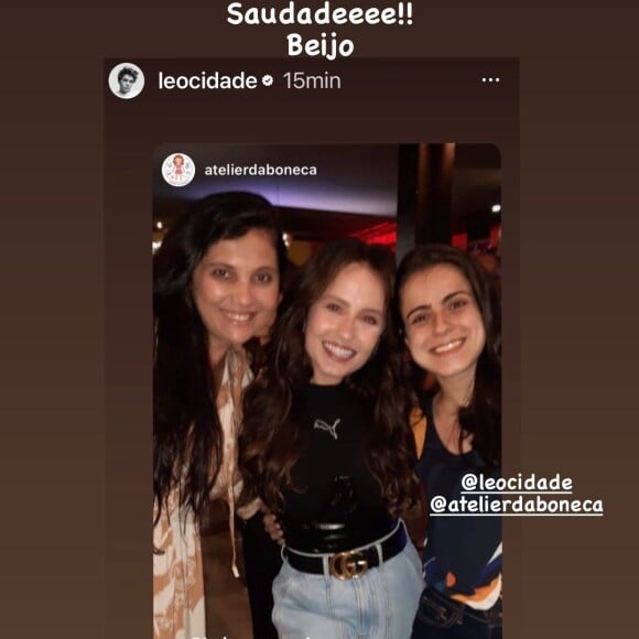 Ex de Larissa Manoela e ator do filme 'A Última Chance', Leo Cidade ganhou mensagem carinhosa da mãe da atriz, Silvana: 'Parabéns por mais um trabalho!'